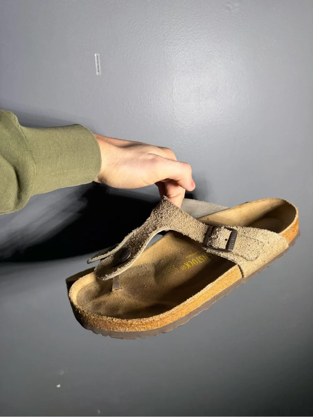 Birkenstock Gizeh Suede Sandals Size EU 41